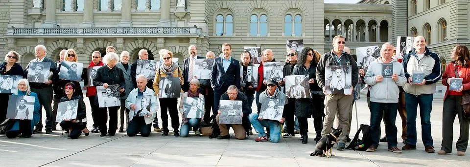 Personnes avec photos