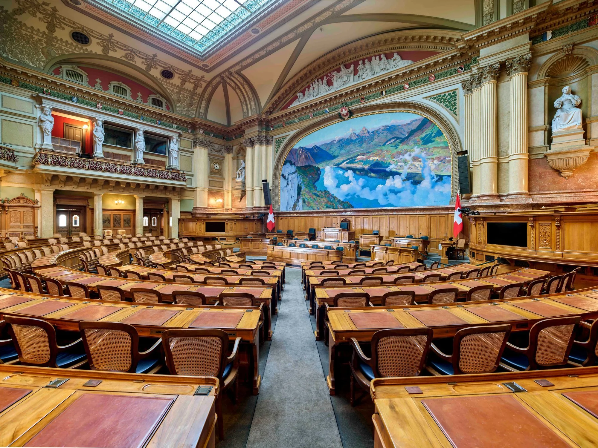 Fotografie Nationalratsaal im Bundeshaus